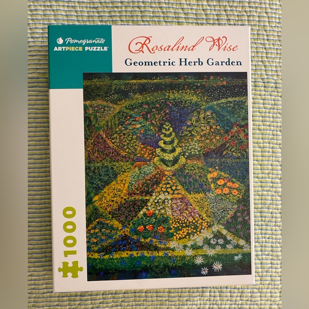 Artpiece Puzzle - Geometric Herb Garden